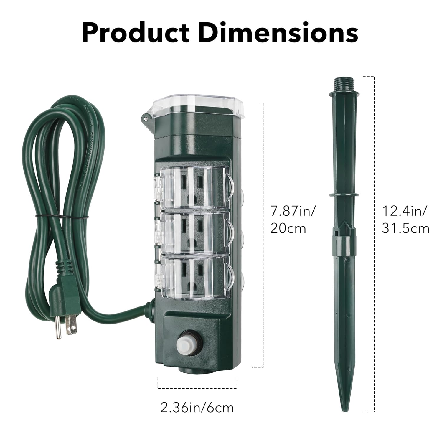 HBN Outdoor Power Strip Timer with Photocell photo 7