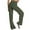 Army Green, variant on TIANZEN High Waist Casual Pants With Lifting Soft Stretchy Comfy Trousers For Loose Fit Pants for Women Business Casual Rompers for Women Long Pant Casual Women's Pants for Work Business Casual