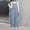 Sky Blue, variant on Luogg Girls Denim Overalls Snowflake Washed Wide Leg Jumpsuit With Bow Casual Fashion For Teen Girls Girls Cargo Pants 8-9 Years