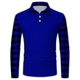 thumbnail image 2 of Akiihool Mens Polo Shirts Long Sleeve Polo Shirt Men's Long Sleeve Polo Shirt for Winter Tops Shirts (R,L), 2 of 3