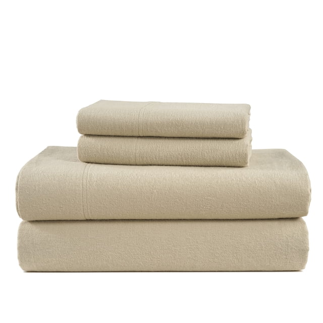 Juego de sábanas de franela LANE LINEN, 100% algodón, tamaño completo