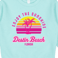thumbnail image 3 of Inktastic Summer Enjoy the Sunshine Destin Beach Florida in Pink Toddler Sweatshirt, 3 of 4