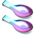 thumbnail image 1 of CPDD Stainless Steel Black Spoon Rest for Kitchen Counter Cooking Utensil Rest Spoon Ladle Holder for Stove Top Rust Resistant Large Size Spatula Rests Dishwasher Safe 9.61 x 3.74 Inch(2PCS), 1 of 7