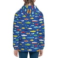 thumbnail image 6 of Sigee Submarines And Whales for Teenage Zip Up Hoodies Long Sleeve Sweatshirts-Small, 6 of 6