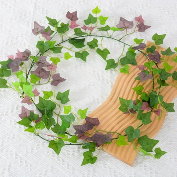 1pcs Artificial Purple Sweet Potato Vine Hanging Leaf for Home Garden Party Indoor Outdoor Decor
