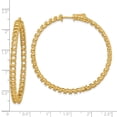 thumbnail image 2 of Finest Gold 14K Yellow Gold Round Hoop with Safety Clasp Earring Mountings, 2 of 2
