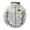 Gray-A, variant on Mens Cargo Jackets Hooded Drawstring Stand Collar Front Zip Flag Print Coat Casual Sports Outwear With Multi Pockets (XL, White-A)