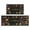 White, variant on Colorful Anti Fatigue Kitchen Mat Set 2 Pieces Non Skid Comfort Standing Waterproof Rugs and Runner Sets Cushioned Floor Carpet(17"x47"+17"x30")