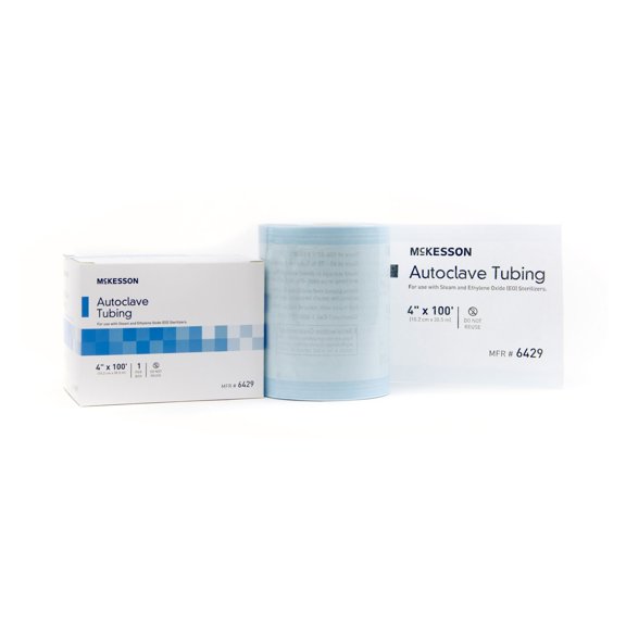 McKesson Sterilization Tubing For Steam and Ethylene Oxide (EO) Sterilizers 6429, 16 Ct