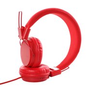 Corded Over-Ear Headset Featuring 3.5 mm Plug, Soft Ear Cushions, Daily for Lessons, Chat, Video, Commute