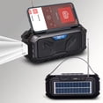thumbnail image 4 of LACKUST Bluetooth Speaker, Outdoor Flashlight, Camping, FM Radio Usb Wireless Charging Speaker,Black, 4 of 8