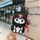 thumbnail image 1 of Melody Kuromi para Samsung Galaxy A13 A33 A53 A73 A01 A11 A21 A21s A51 A71 A72 A12 A52 A32 A42 A02s A22 A03s cartera suave TPU caso xuanjing  unisex, 1 of 2
