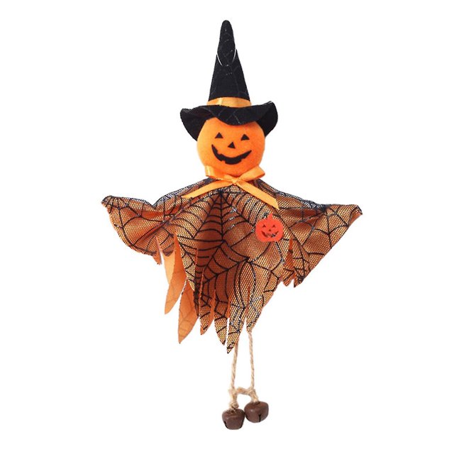 Colgante de fantasma volador para Halloween, Calavera colgante, accesorios de terror, decoración para fiesta, tela no tejida, Escape de Casa Encantada