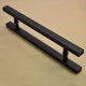 thumbnail image 2 of Matte Black Stainless Steel Glass / Wooden Door Handle, 2 of 5