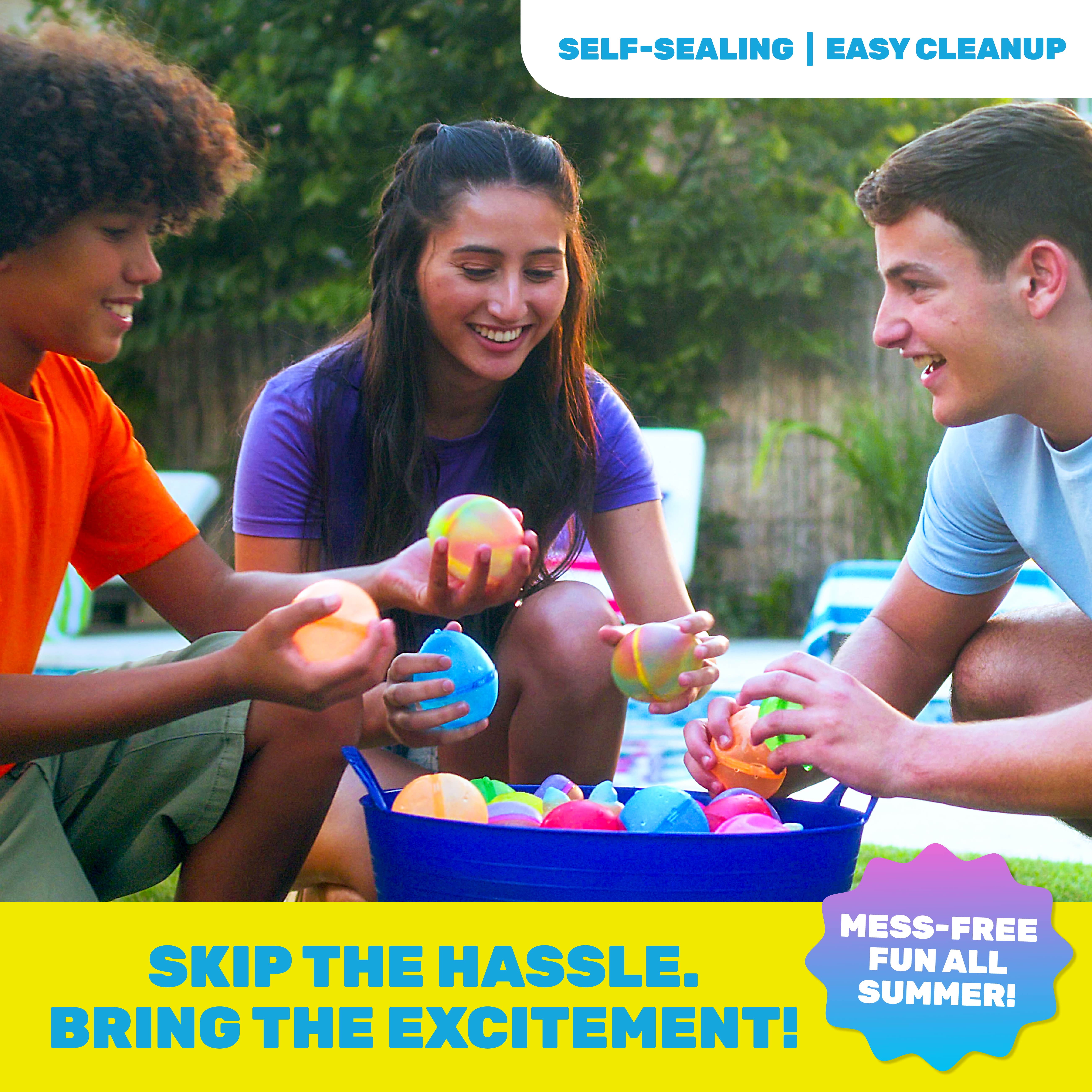 Hydroburst 6-Pack Reusable Water Balloons, Includes 6 Poopy Shape Balloons by What Do You Meme?