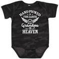 thumbnail image 3 of Inktastic Handpicked for Earth by My Grandpa in Heaven Angel Wings Boys or Girls Baby Bodysuit, 3 of 5