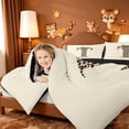 thumbnail image 3 of meiyoeat Bowknot Print Letter Queen Comforter Set,Cheetah Monogram Art T Comforter Sets Queen,Black Reversible,3-Piece,1 Comforter And 2 Pillowcases, 3 of 7