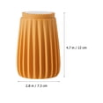 thumbnail image 4 of FRCOLOR Ancre de Chevet Jaune Butées de Tête de Lit Réglables pour Lit Matériau PP Réduire le Bruit et Préserver le Mur 2 Pcs,4.72"X2.87"X2.87 Pouces, 4 of 4