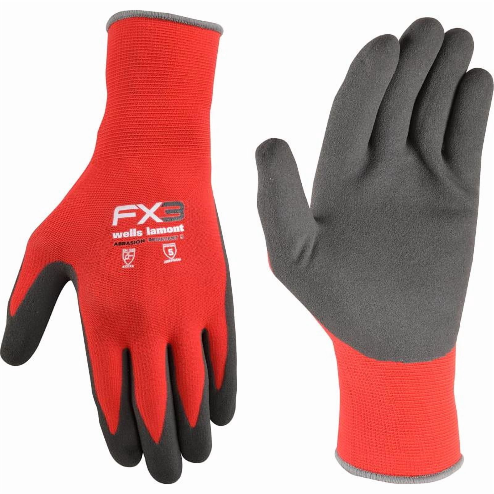 WORK GLVS MEN BLK/TN XL(Pack of 1)