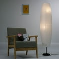 thumbnail image 6 of Rice Paper Floor Lamp Tall Lights Living Room Decor Special Stand Beside Only Lampshade, 6 of 7