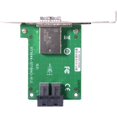 thumbnail image 3 of Cablecc Adaptateur Femelle Double Ports Mini SAS HD SFF-8644 vers Interne SAS HD SFF-8643 PCBA avec Support à Profil Bas, 3 of 5
