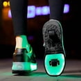 thumbnail image 4 of Childrens Sneakers Double-wheeled Shoes Led Light Shoes Q7-yky, 4 of 4
