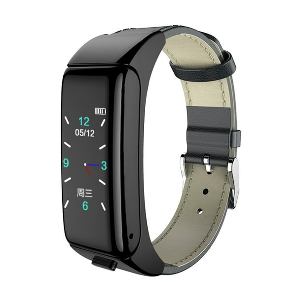B6 Pulsera inteligente Auricular Bluetooth 2 en 1 Ritmo cardiaco Reloj deportivo para hombres y mujeres Podometro Walmart en linea