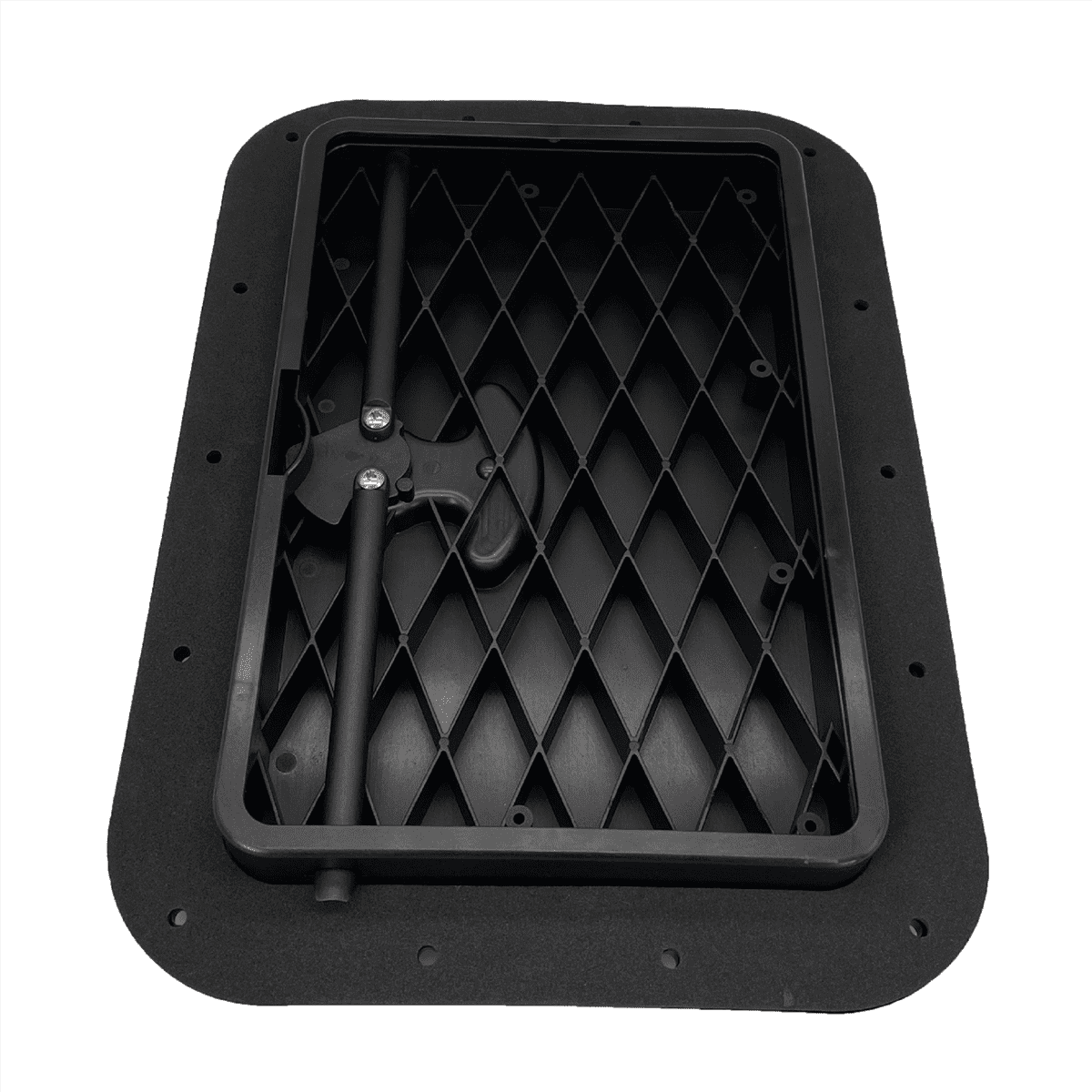 Marine Deck Plate Square Hatch Pull Out Handle Hatch for Boat Kayak Canoe Boat Parts Accessories