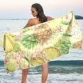 thumbnail image 6 of Dreamtimes Vintage Tropical Fruit Beach Towel Super Soft Microfiber Sand Free Beach Towels, Oversized Camping Pool Towel, Lightweight, Breathable & Quick Dry Towels, 31x71in, 6 of 7