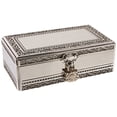 thumbnail image 3 of Leeber 86898 Elegance Silver Antique Silver Jewelry Box With Jeweled Lock, 3 of 11