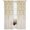 Beige, variant on Weeping Flowers Semi Sheer Window Curtains 84 Inches Long, Yellow Grey Spring Floral Rustic Burlap Rod Pocket Voile Silky Chiffon Curtain Light Filtering Drapes for Living Room, 52"x84", 2 Panels