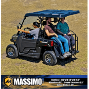 Massimo Buck 250X Side by Side 2WD 177cc EFI 12hp, Gas Golf Cart UTV - Green