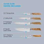 Messermeister Oliva Elite 6-Piece Magnet Block Set