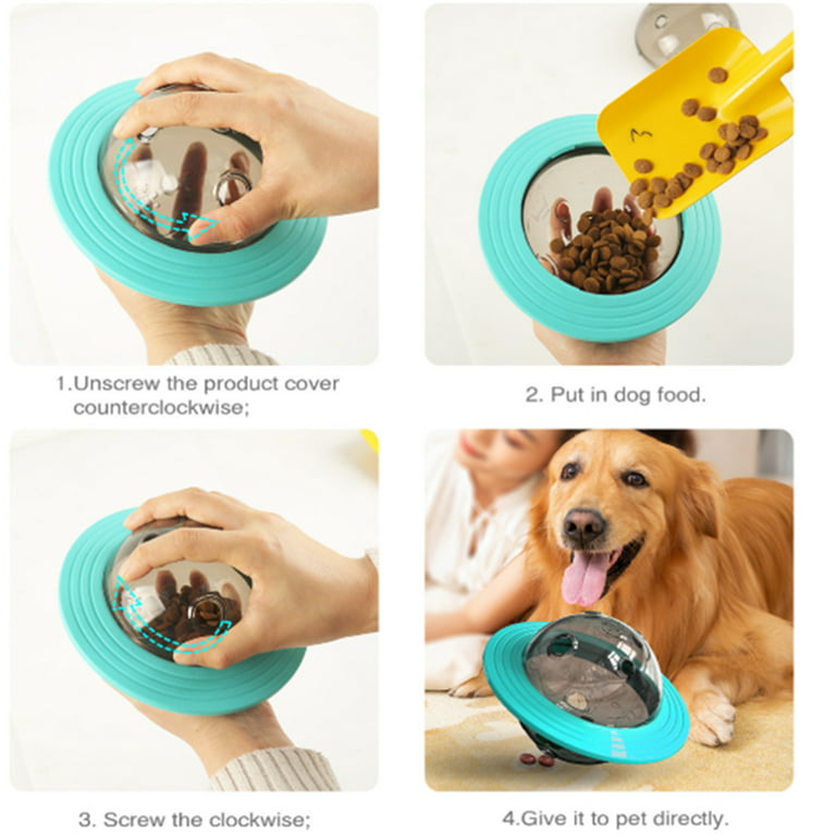 Pet Supplies : Pet Zone IQ Treat Ball Dog Treat Dispenser Toy Ball  Interactive Dog Toy - 3 Dog Food Toy Stimulation, Slow Feeder 