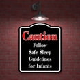 thumbnail image 2 of Caution Install Smoke Carbon Monoxide Detector Red BLACK Aluminum Composite Sign, 15"x18", 2 of 9
