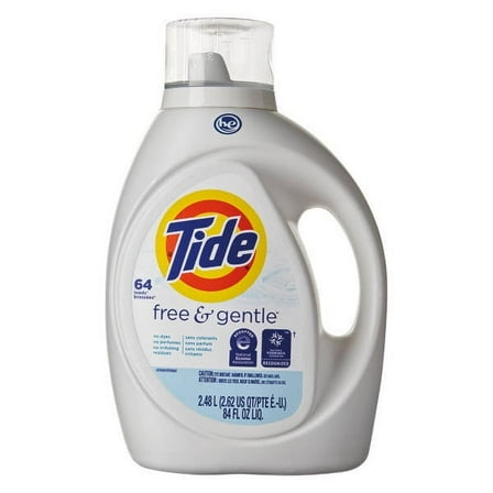 Free & Gentle Liquid Laundry Detergent, 84 fl oz- Pack of 3