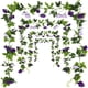thumbnail image 3 of Toystoory Flores artificiales de glicinia fáciles de limpiar para decoración de bodas y fiestas Flores artificiales para plantas de decoración Decoración, 3 of 6