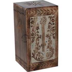 Wooden Urns for Human Ashes Adult Large - Rosewood Cremation Urn for Ashes -Burial Urn for Columbarium - Funeral Urn Box (250 LB - Hardwood, Guitar)