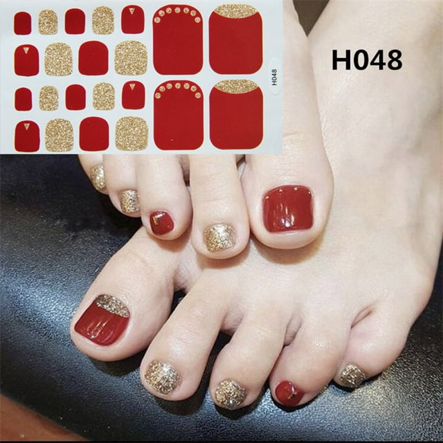 Pegatinas para pies, pegatinas para uñas de pies, impermeables para mujer, arte de decoración de uñas DIY Wmkox8yii hjk820