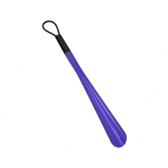 Vocoste Sling Long Handle Hangable Shoe Horn for Shoe 18.5"x1.77" Blue 1 Pc