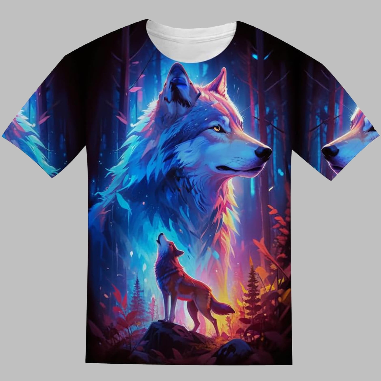 Boys Tshirts Short Sleeve Crewneck Funny 3D Print Graphic Tees Summer Cute Stylish Everyday Kids T Shirts Size 3-4Y