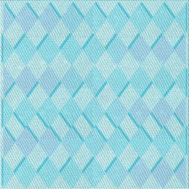 Ahgly Company Tapis d'Intérieur Lavables en Machine Bleu Diamant Bleu Transitionnel, Carré 4'