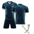 thumbnail image 1 of Conjunto de camisetas de fútbol de las selecciones nacionales de fútbol de Argentina de visitante + calcetines (niños, adultos)-XL (180-185 cm)- BmatwkZeng Bmatwe Jersey, 1 of 2