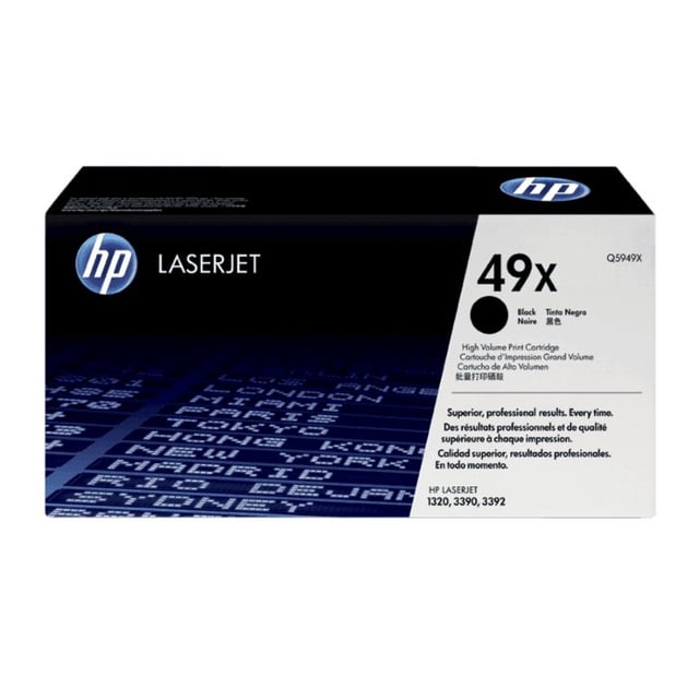 Cartucho de Tóner HP 49X Negro LaserJet Original Q5949X