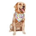 thumbnail image 4 of Dog Bandanas, Undersea seahorse Adjustable Dog Scarf Triangle Bib Handkerchief Accessories for Small Medium Large Dogs, Cats, Pets, 4 of 6