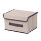 thumbnail image 1 of Bearachild Caja de almacenamiento plegable de tela para el hogar, organizador de ropa multiusos plegable, caja portátil no tejida a prueba de busto Almacenamiento y organización del hogar beige Bearachild HA0081-02B, 1 of 6