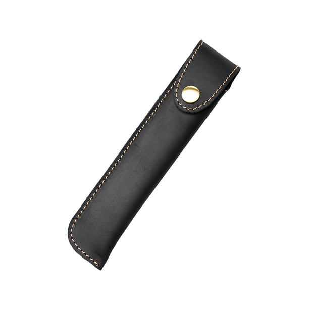 Estuche para estilográfica Estuche para Diseño de cerrojo Retro Robusto Papelería Bolsa Mangas Estuche para portátil Estuche para Negro Soledad Titular de la caja de la pluma