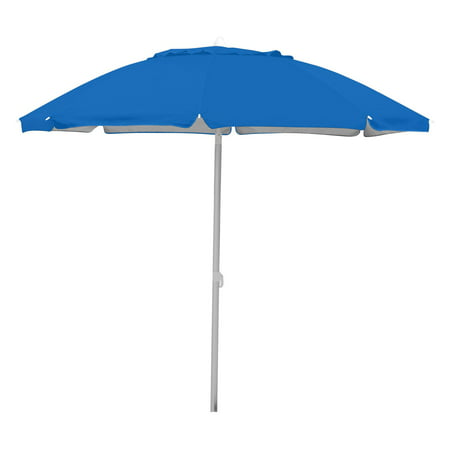 Caribbean Joe 7' Tilting Double Canopy Beach Umbrella with (Best Portable Beach Umbrella)