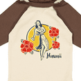 thumbnail image 4 of Inktastic Retro Hula Girl Girls Long Sleeve Baby Bodysuit, 4 of 5