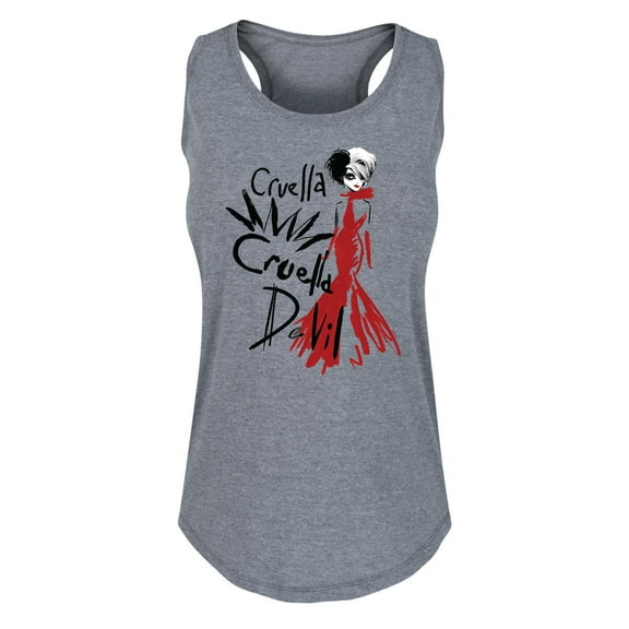 Disney's Cruella - Cruella Cruella De Vil - Women's Racerback Tank Top